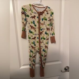 12-18 months little sleepies western zippy